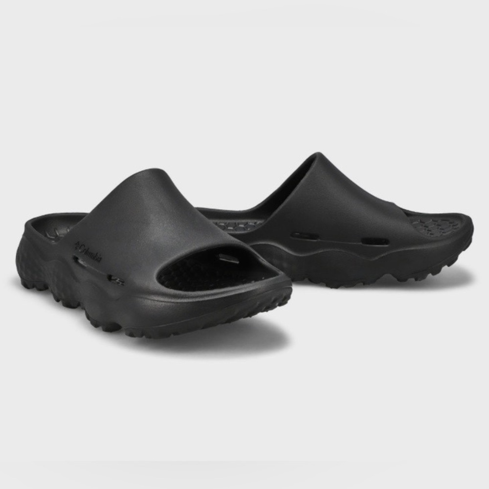 Columbia Black Comfort Slides, Thrive Revive Men, Unisex, Men 5.5, Women 7 - Picture 2 of 7